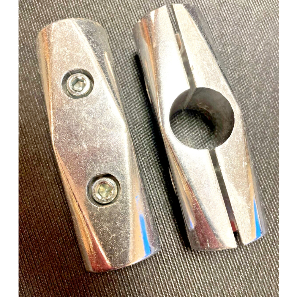 Display Closet Rack Alloy 4 Way Connector Fits 1-1/8 to 1-1/4 inch Pipe Scaffold